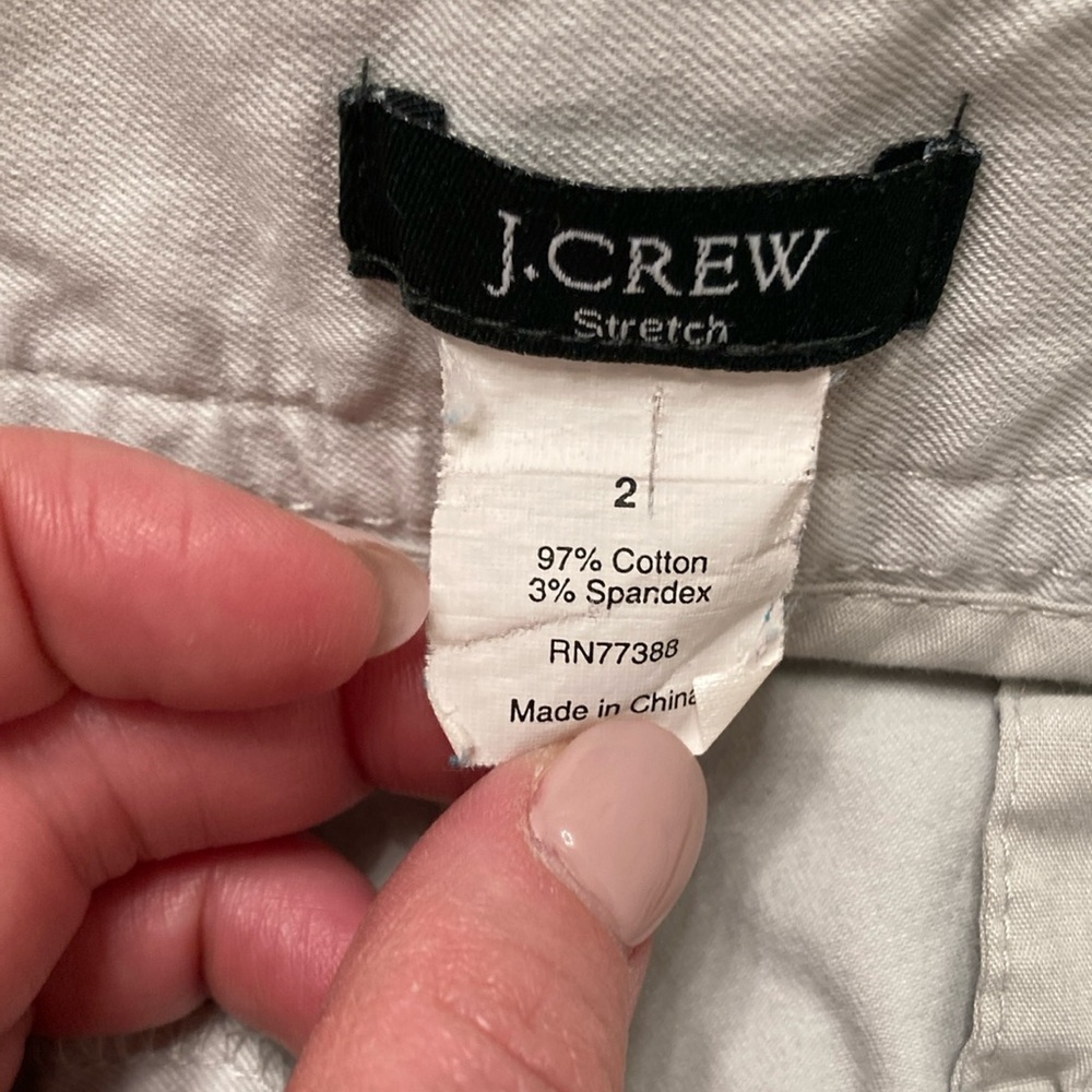 J. Crew Khaki (jean-ish) mini skirt! - Picture 7 of 8